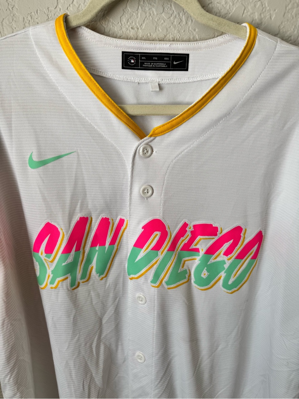 Nike San Diego Padres Blank City Connect Jersey Men's Size XXL - Picture 2 of 6